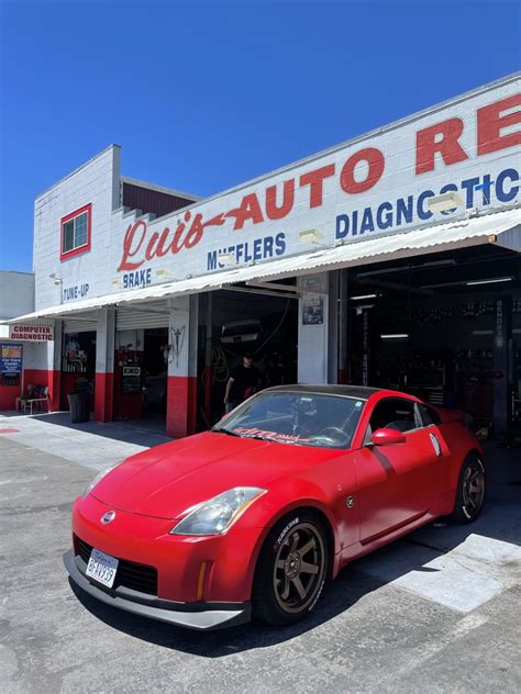 Luis auto repair - tune ups. batteries. radiator. ac services. oil. brakes. tire repair. steering and suspension. drivetrain . transmission